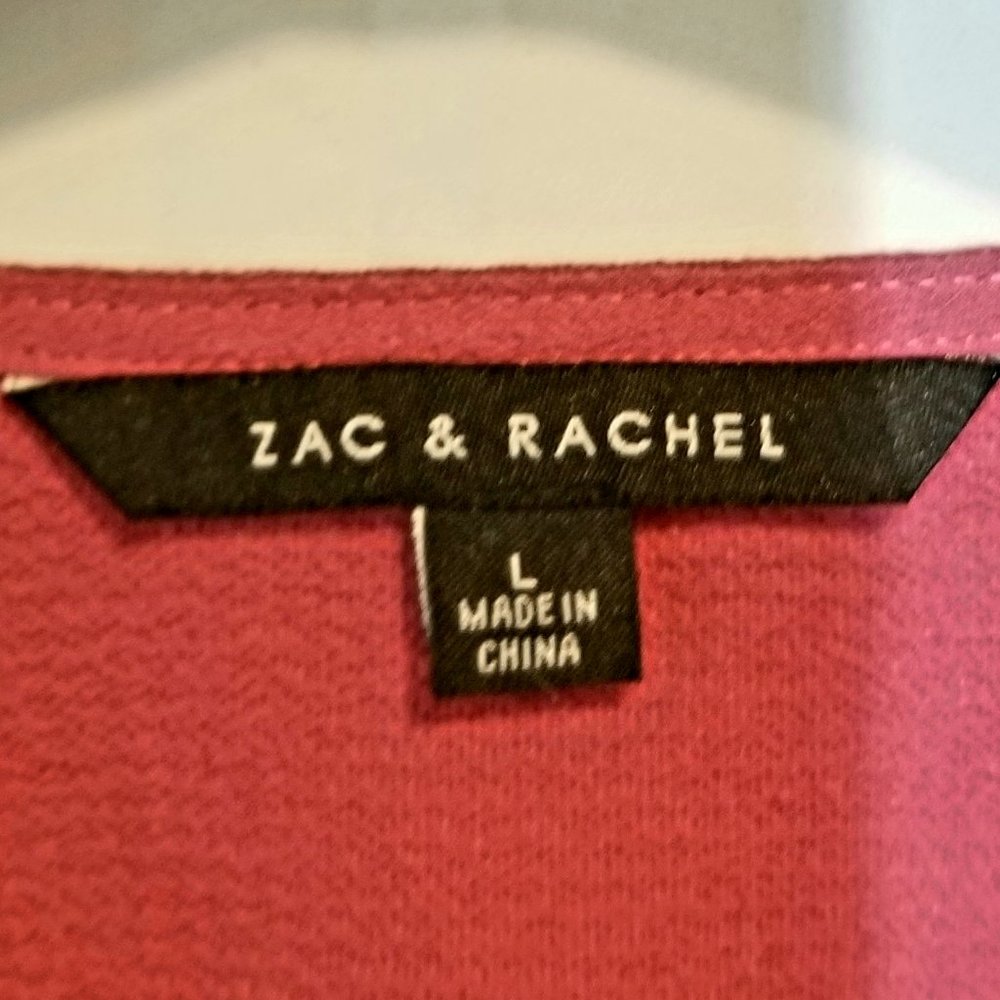 ZAK & RACHEL MAROON TOP LARGE - Picture 3 of 5